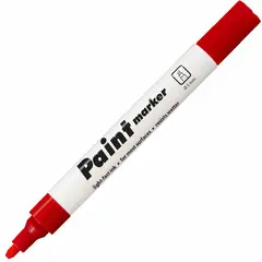 Маркер-краска лаковый (paint marker) КРАСНЫЙ CENTROPEN, скошенный наконечник, 1-5 мм,9100,ш/к 25224, 5 9100 9904, фото 1