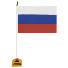Флаг России настольный 14х21 см, без герба, BRG, 550184, RU22, фото 1