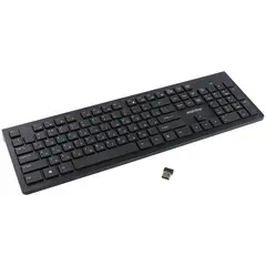 Клавиатура беспроводная Smartbuy 206, мультимедийная, подсветка, Anti-Ghost, USB, черная, фото 1