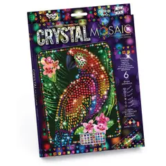 Алмазная мозаика Danko toys &quot;Crystal Mosaic. Попугай&quot;, европодвес, фото 1