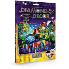 Картина из страз и глиттера Danko toys &quot;Diamond decor. Пейзаж&quot;, комплект страз, карандаш-аппликатор, губка, акриловый лак, фото 1