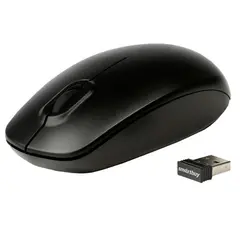 Мышь беспроводная Smartbuy One, USB, черная, 2btn+Roll, фото 1