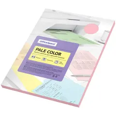 Бумага цветная OfficeSpace &quot;Pale Color&quot;, A4, 80 г/м², 100л., (розовый), фото 1