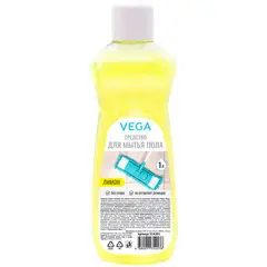 Средство для мытья пола Vega &quot;Лимон&quot;, 1л, фото 1