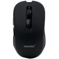 Мышь беспроводная Smartbuy ONE 200AG, черный, USB, 6btn+Roll, фото 1