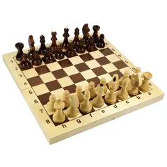 Игра настольная Шахматы Десятое королевство походные деревянные, с доской 29*29см, фото 1
