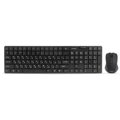 Комплект беспроводной клавиатура + мышь Smartbuy ONE 229352AG, USB, черный, фото 1