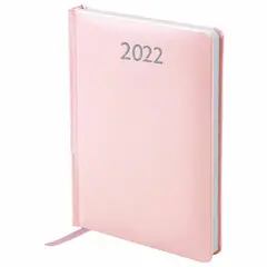Ежедневник датированный 2022 А5 (138х213мм) BRAUBERG Profile светло-розовы, 112767, фото 1