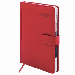 Ежедневник датированный 2022 А5 (148х218мм) GALANT Ritter, кожзам, красный, код_1С, 112938, фото 1