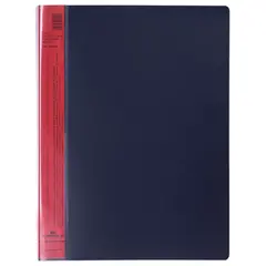Папка с 40 вкладышами Durable &quot;DuraLook Color&quot;, 25мм, 700мкм, антрацит-красная, фото 1