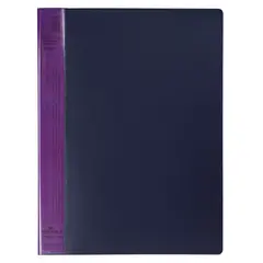 Папка с 40 вкладышами Durable &quot;DuraLook Color&quot;, 25мм, 700мкм, антрацит-фиолетовая, фото 1
