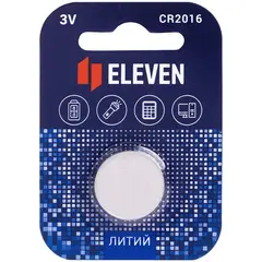 Батарейка Eleven CR2016 литиевая, BC1, фото 1