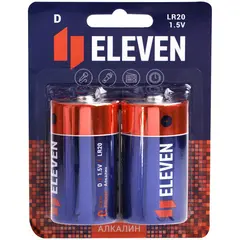 Батарейка Eleven D (LR20) алкалиновая, BC2, фото 1