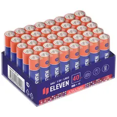 Батарейка Eleven AAA (LR03) алкалиновая, OS40, фото 1