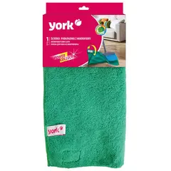 Тряпка для мытья пола York, микрофибра, 50*60см, 390г/м2, европодвес, двухсторонняя с липучками, зеленый, фото 1