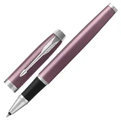 Ручка-роллер PARKER &quot;IM Core Light Purple CT&quot;, корпус светло-пурпурный лак, хромированные детали, черная, 1931635, фото 1