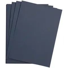 Цветная бумага 500*650мм., Clairefontaine &quot;Etival color&quot;, 24л., 160г/м2, темно-синий, легкое зерно, хлопок, фото 1