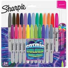 Набор перманентных маркеров Sharpie &quot;Fine. Cosmic Color&quot;, 24цв., пулевидный, 1мм, блистер, фото 1