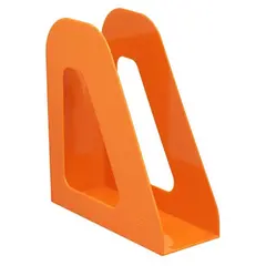 Лоток для бумаг вертикальный Стамм &quot;Фаворит&quot;, оранжевый Mandarin, фото 1
