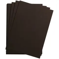 Цветная бумага 500*650мм., Clairefontaine &quot;Etival color&quot;, 24л., 160г/м2, черный, легкое зерно, хлопок, фото 1