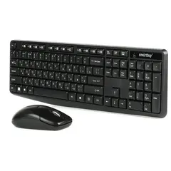 Комплект беспроводной клавиатура + мышь Smartbuy ONE, USB, черный, фото 1