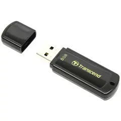 Память Transcend &quot;JetFlash 350&quot;   8Gb, USB 2.0 Flash Drive, черный, фото 1
