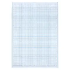 Бумага масштабно-координатная (миллиметровая), планшет А4, голубая, 20 листов, 80 г/м2, STAFF, 113490, фото 1