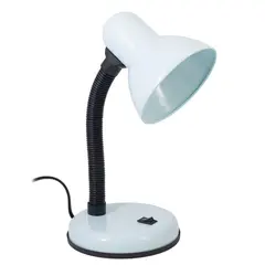 Светильник настольный на подставке СТАРТ СТ02, гибкая стойка, Е27, белый, фото 1