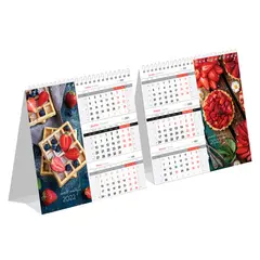 Календарь-домик настольный 190*170мм, OfficeSpace &quot;Mono Premium. Sweet motif&quot;, 2022г., фото 1