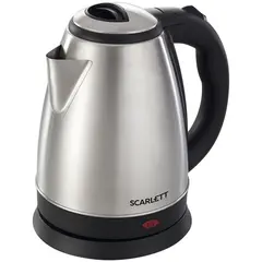 Чайник электрический Scarlett SC-EK21S24, 2л, 1800Вт, нержавеющая сталь, фото 1