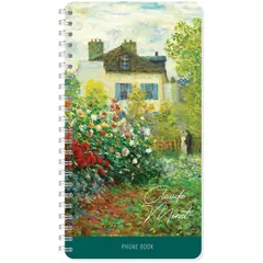 Телефонная книга А5, 80л., на гребне OfficeSpace &quot;Живопись. Claude Monet&quot;, с высечкой, фото 1