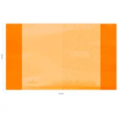 Обложка  210*350, для дневников и тетрадей, Greenwich Line, ПВХ 180мкм, &quot;Neon Star&quot;, оранжевый, ШК, фото 1