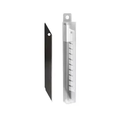 Лезвия для канцелярских ножей Berlingo, 9мм, 5шт., черный цвет,  блистер, европодвес, фото 1
