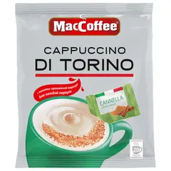 Кофе растворимый MacCoffee &quot;Cappuccino di Torino с корицей&quot;, КОМПЛЕКТ 20 пакетиков по 25г, ш/к02257, 102156, фото 1