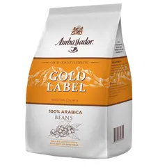 Кофе в зернах AMBASSADOR &quot;Gold Label&quot;, 100% арабика, 1 кг, вакуумная упаковка, ш/к 39345, фото 1