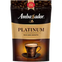 Кофе растворимый AMBASSADOR &quot;Platinum&quot;, сублимированный, 150 г, вакуумная упаковка, ш/к 92597, фото 1