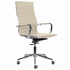 Кресло офисное BRABIX PREMIUM &quot;Intense EX-531&quot;, экокожа, хром, бежевое, 532541, фото 1