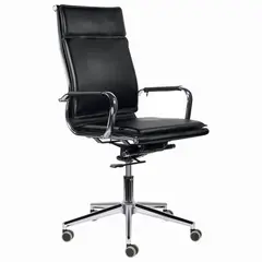 Кресло офисное BRABIX PREMIUM &quot;Kayman EX-532&quot;, экокожа, хром, черное, 532543, фото 1