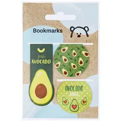 Закладки магнитные для книг, 3шт., MESHU &quot;Avocado&quot;, фото 1