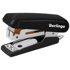 Мини-степлер №10 Berlingo &quot;Comfort&quot; до 10л., пластиковый корпус, черный, фото 1