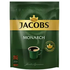 Кофе растворимый Jacobs &quot;Monarch&quot;, сублимированный, мягкая упаковка, 210г, фото 1