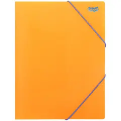 Папка на резинке Мульти-Пульти, А4, 500мкм, оранжевая, фото 1