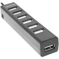 Разветвитель USB Defender Quadro Swift USB2.0, 7 портов, фото 1