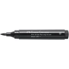 Ручка капиллярная Faber-Castell &quot;Pitt Artist  Pen Big Brush&quot; цвет 199 черный, 3мм, пишущий узел &quot;кисть&quot;, фото 1