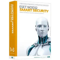 ПО ESET NOD32 Smart Security+Bonus+расшир. функционал-лицензия на 1год на 3ПК или продл на 20месяцев, фото 1
