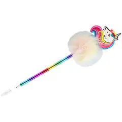 Ручка шариковая MESHU &quot;Rainbow Unicorn&quot; синяя, 0,7мм, корпус ассорти, фото 1