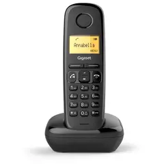 Телефон беспроводной Gigaset A270, монохром. дисплей, АОН, 80 номеров, черный, фото 1