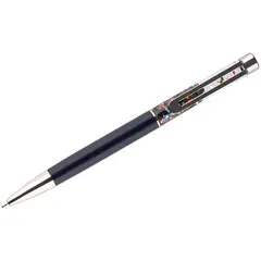 Ручка шариковая автоматическая MESHU &quot;Black sand&quot; синяя, 1,0мм, фото 1