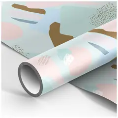 Упаковочная бумага глянц. 70*100см, MESHU &quot;Abstact design&quot;, 90г/м2, фото 1