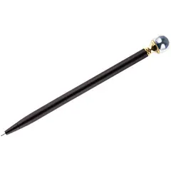 Ручка шариковая автоматическая MESHU &quot;Black pearl&quot; синяя, 1,0мм, фото 1